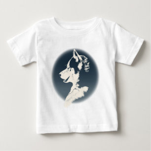 Baby Husky Tootoo Bodysuit Husky Puppy Baby Dress T-shirt