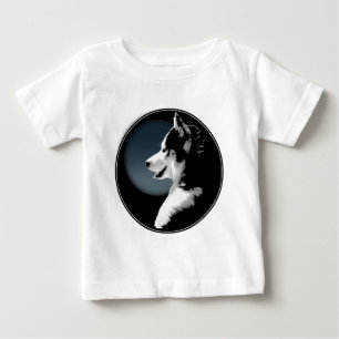 Baby Husky Tootoo Bodysuit Husky Puppy Baby Dress T-shirt
