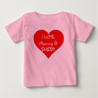 Baby I Liebe Mommy & Daddy Romper