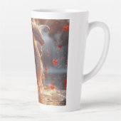 Baby Ice Dragon Digital Art Milchtasse (Rechts)