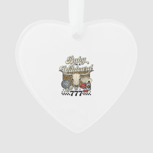 Baby ich bin ein Wildcard Vintage Western Casino-S Ornament