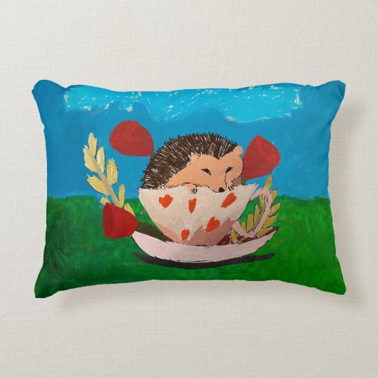 Baby Igel Dekokissen (Vorderseite)