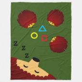 Baby Igel Fleecedecke (Vorderseite)