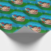 Baby Igel Geschenkpapier (Ecke)