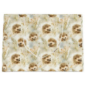 Baby Igel Große Geschenktüte (Vorderseite)