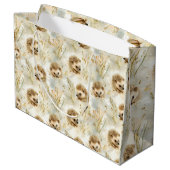 Baby Igel Große Geschenktüte (Rückseite Schrägansicht)