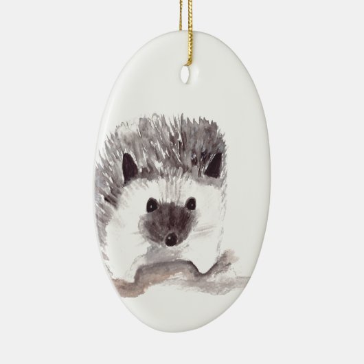 Baby Igel Keramik Ornament (Rechts)