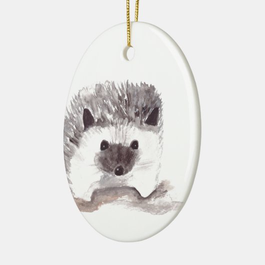 Baby Igel Keramik Ornament (Links)
