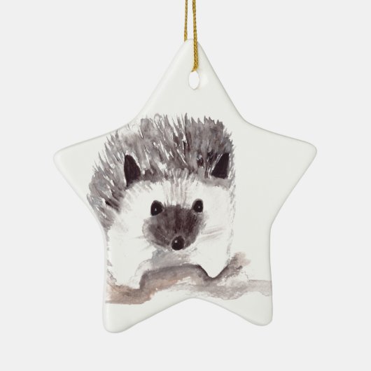 Baby Igel Keramik Ornament (Rechts)