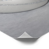 Baby Igel mit Weihnachtsdekor-Plakat Poster (Ecke)