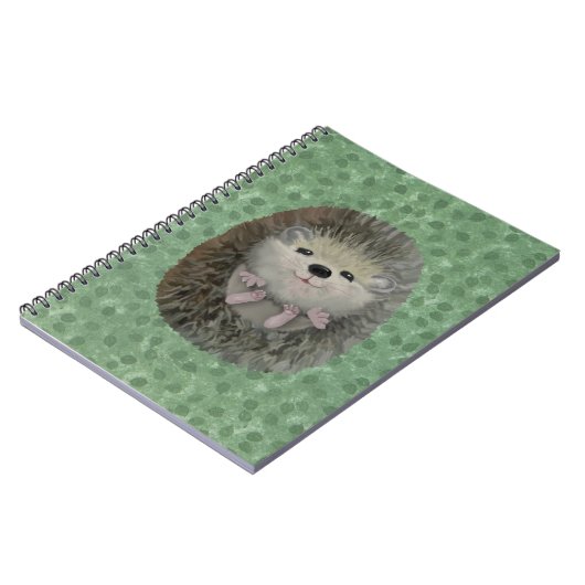 Baby-Igel Notizblock (Linke Seite)