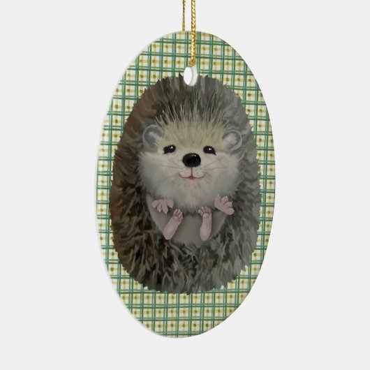 Baby Igel Ornament (Rechts)