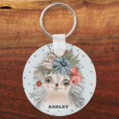 Baby Igel Schlüsselanhänger (Rückseite)