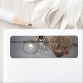 Baby Igel Weihnachtsschmuck Anschrift Labels (Insitu)