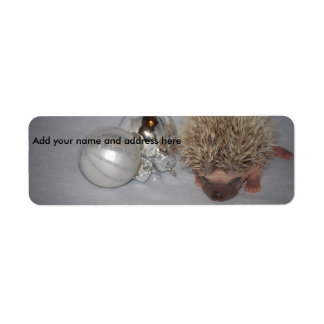 Baby Igel Weihnachtsschmuck Anschrift Labels