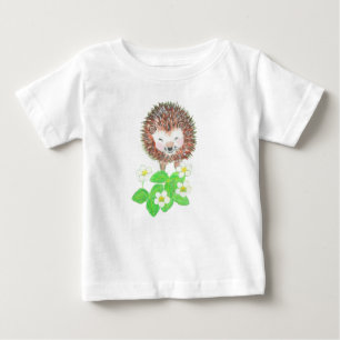 Baby Igel & Wild Strawberry Blume T-shirt