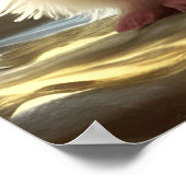 Baby Igel Wildlife Portrait Poster (Ecke)