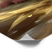 Baby Igel Wildlife Portrait Poster (Ecke)