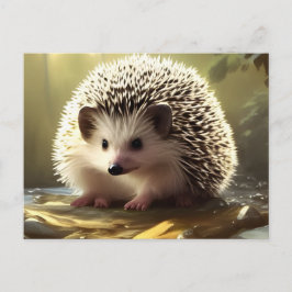 Baby Igel Wildlife Portrait Postkarte