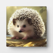 Baby Igel Wildlife Portrait Tabletop Fotoplatte (Vorderseite)