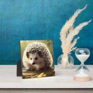 Baby Igel Wildlife Portrait Tabletop Fotoplatte
