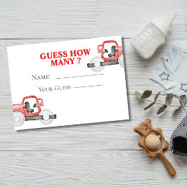 Baby im Aufbau Rate Wie viele Game Card Begleitkarte