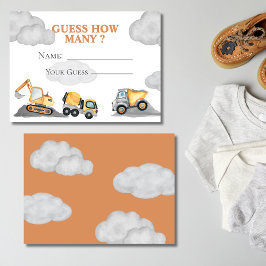 Baby im Aufbau Rate Wie viele Game Card Begleitkarte