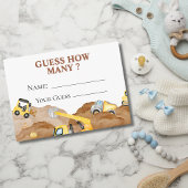 Baby im Aufbau Rate Wie viele Game Card Begleitkarte