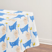 Baby im Bad mit Dusche Babydusche Rectangle Tischdecke (Beispiel)