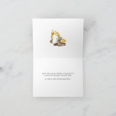 Baby im Bau Baby-Dusche Dankeskarte (Innenseite)