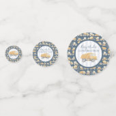 Baby im Bau Trucksäulendusche Konfetti (Vorderseiten)