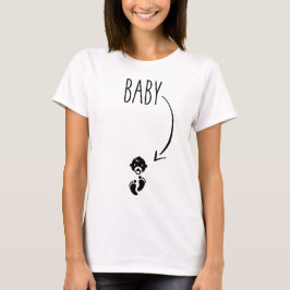 Baby im Bauch - Schwangerschaftsankündigung T-Shirt
