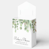 Baby im Blut | Ballon und Eucalyptus Baby Showroom Geschenkschachtel (Geöffnet)