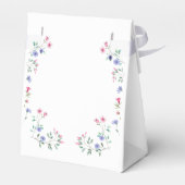 Baby im Blut | Einfache Wildblume Kinderdusche Geschenkschachtel (Rückseite)