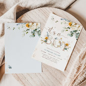 Baby im Blut, Wildblume, GartenBaby-Dusche Einladung