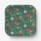 Baby im blutenden Kinderschuh Pappteller (Vorderseite)