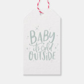 Baby im Freien Geschenkanhänger (Vorderseite)