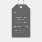 Baby im Freien Geschenkanhänger (Rückseite)