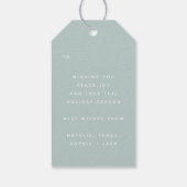 Baby im Freien Geschenkanhänger (Rückseite)