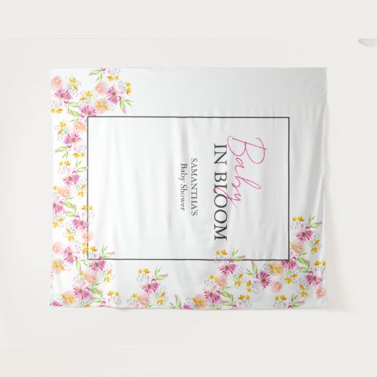 Baby im Hintergrund Wandteppich (Vorderseite (Horizontal))