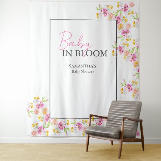 Baby im Hintergrund Wandteppich (Beispiel)