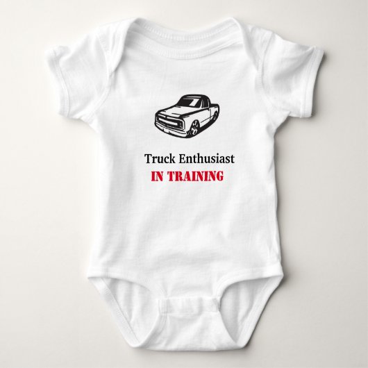 Baby im Training Baby Strampler (Vorderseite)