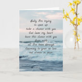 Baby I'm Trying Greeting Card Karte (Gelbe Blume)