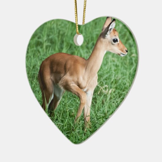 Baby Impala Keramik Ornament (Links)