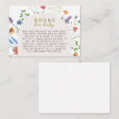 Baby in Blogs Bücher für Babyverpackungskarte Begleitkarte (Vorne/Hinten)