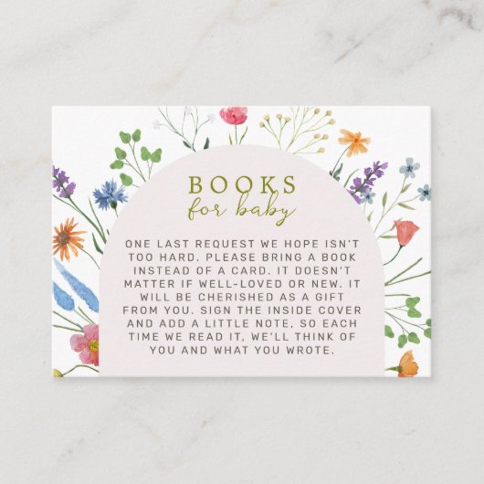 Baby in Blogs Bücher für Babyverpackungskarte Begleitkarte (Vorderseite)