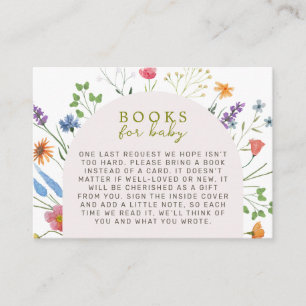 Baby in Blogs Bücher für Babyverpackungskarte Begleitkarte