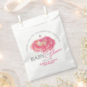 Baby in Bloimsy Aquarelldusche Geschenktütchen (Ausgeschnitten)