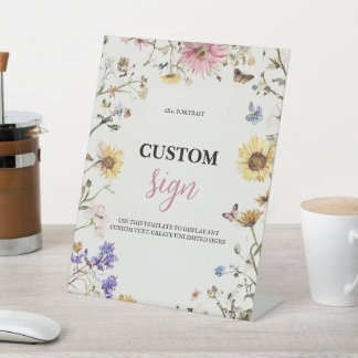 Baby in Bloom 8x10 - Benutzerdefinierte Tabelle ob Sockelschild