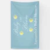 Baby in Bloom Baby Dusche Banner (Vertikal)